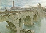 Albert Goodwin Ponte Pietra, Verona painting